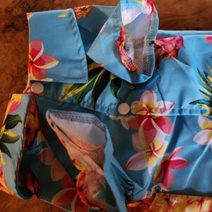 Hawaiian Dog & Cat Pineapple & Hibiscus shirt